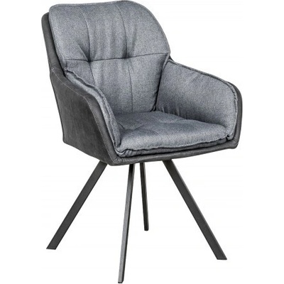 Anvicti1 Lounger tmavě šedá otočná