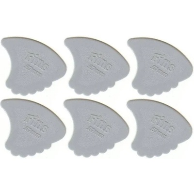 Dunlop 444R 0.67 Gauged Nylon Fins 6 Перце за китара (444R67-6PACK-SET)