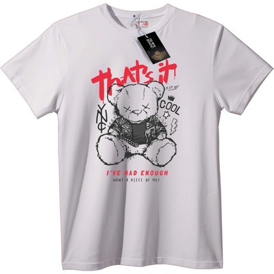 NOONEBRAND Тениска Стига Толкова - 3XL, White