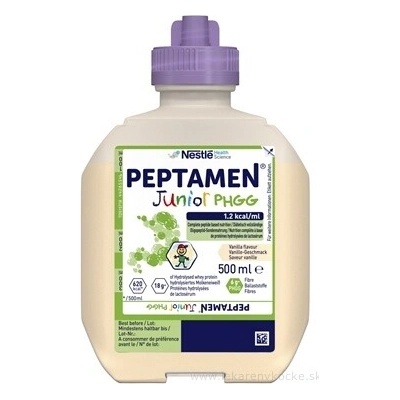 Peptamen Junior PHGG Vanilkový por.sol.12x500ml