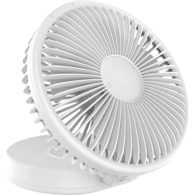 Platinet Акумулаторен настолен вентилатор 10W/5V 2400 mAh бял (PL0694)