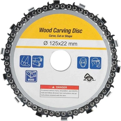 NOEMON TOOLS Řetězový řezný kotouč na dřevo - 125 x 22 mm – Zboží Mobilmania