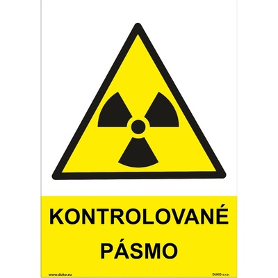 DUKO KONTROLOVANÉ PÁSMO Formát: 210 x 297 mm, Materiál: plast 5 mm, samolepící vinylová fólie