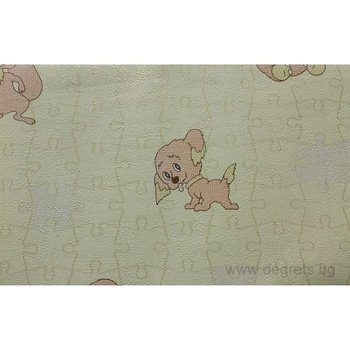 Image 1 of Тапет хартиен Пъзел жълт