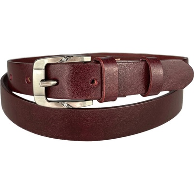 Penny Belts opasek dámský kožený 25-172-95 bordó