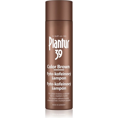Plantur 39 39 Color Brown шампоан с кофеин за коса с кафяви нюанси 250ml