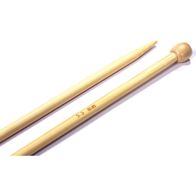 Koh-I-Noor Jehlice bambusové 5.5mm 35 cm pletací