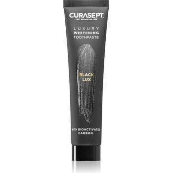 CURASEPT Black Lux черна избелваща паста за зъби с избелващ ефект 75ml