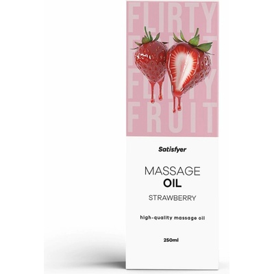 Satisfyer Massage Oil Strawberry 250 ml