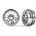 Traxxas диск 1.0" twin-spoke полуматов хром (2)