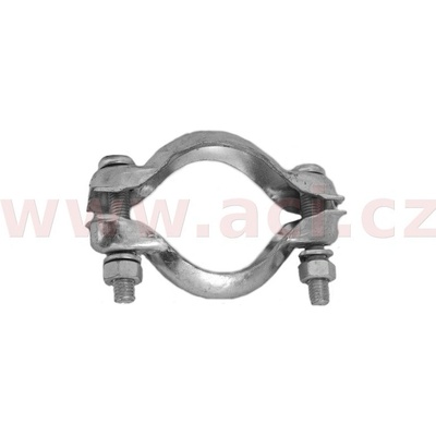 Spona výfuku 53 mm, 2 šrouby (Citroen, Peugeot, Renault, Volvo)