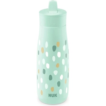 Image 1 of Nuk Спортна чаша NUK - Mini-Mi, PP, 450 ml, зелена на точки (10225326)