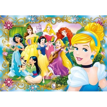 Clementoni s drahokamy Zábava s Disney princeznami 104 dílků