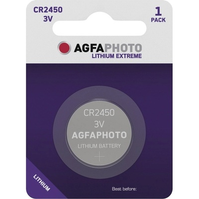 AgfaPhoto Бутонна клетка AGFAPHOTO Lithium CR2450 1 брой (APCR2450-NEW)