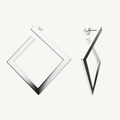SilveAmo stříbrné náušnice Cube C22074