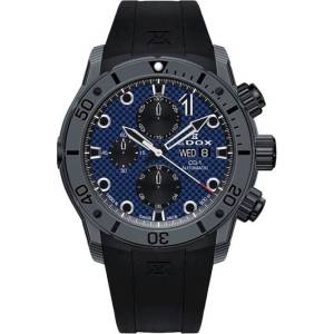 Edox CO-1 Carbon Chrono Automatic 01125-CLNGN-BUNN - Мъжки часовник (01125-CLNGN-BUNN) Часовници