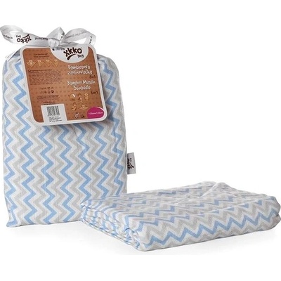 XKKO BMB zavinovačka Scandinavian Baby Blue Chevron