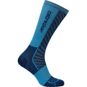 Icebreaker Мъжки чорапи за бягане Icebreaker Merino Run+ Ultralight Crew Running socks - Atlantis / Arctic - размер 44, 5-46, 5 (EU) (201-8162-0713)