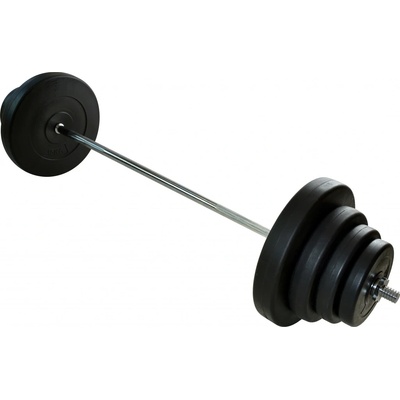 FitnessLine nakládací činka kotouče s cementovou náplní 75 kg