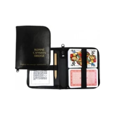 Cartamundi Deutschland Rommé im Lederetui, französisches Bild | ASS - Spielkartenfabrik Altenburg GmbH