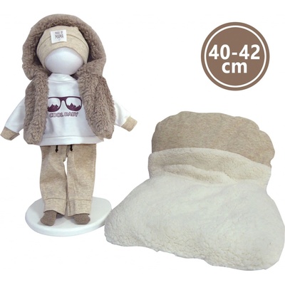 Llorens M738-99 obleček pro miminko New Born 40-42 cm – Zboží Mobilmania