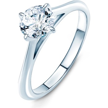 SAVICKI Годежен пръстен The Light: бяло злато, диамант