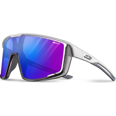 Julbo Очила за колоездене Julbo Fury Reactiv HC S1-3 (VLT 13-72%) Cycling glasses - White / Grey / ML Blue (205-5016-0111)
