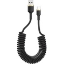 Colorway CW-CBUC051-BK USB TYPE-C (SPIRAL) 2.4A, 1m, černý