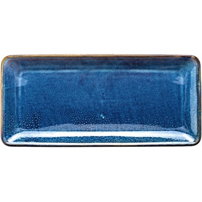 Verlo DEEP BLUE Obdélníkový talíř 35,5x16,5 cm