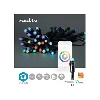 Nedis SmartLife LED Wi-Fi RGB 48 LED 10.8 m Android IOS WIFILP01C48
