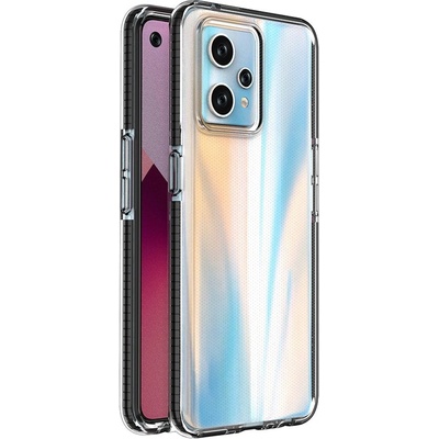 HQWear Силиконов кейс Spring Case за Realme 9 Pro+ / Realme 9, с черна рамка (9145576265130)