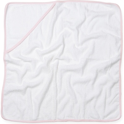 Towel City dětský ručník s kapucí TC036 white 75 x 75 cm
