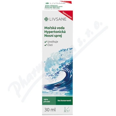 Livsane Mořská voda hypertonická sprej 30 ml