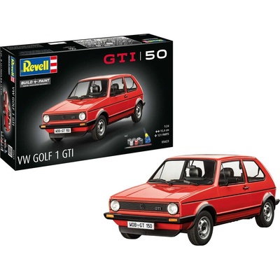 Revell Volswagen Golf 1 GTi 50th Anniversary Giftset 1:24