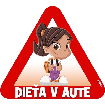 Abenys nálepka na auto Dieťa v aute
