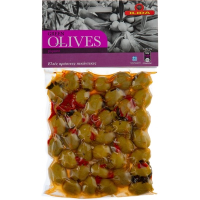 Ilida Olivy zelené pikantní s peckou 250 g – Zboží Dáma