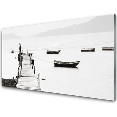 akrylový obraz Most Loďky Architektura 100x50 cm – Hledejceny.cz