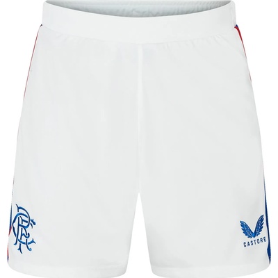 Castore Мъжки къси панталони Castore Rangers Home Shorts 2022 2023 Mens - White/Blue