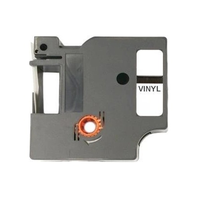 Label Tape DYMO 18444/S0718600 White / Black print 12mm x 5,5m - VINYL comp. (ECO-18444)