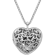 Hot Diamonds Něžný pro ženy Large Heart Filigree Locket DP669