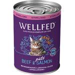 PETINTEREST Wellfed Sterilised Adult Beef and Salmon with Salmon oil (12 months - 7 years) консерва за кастрирани котки с говеждо и сьомга 400gr