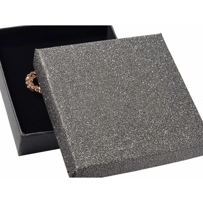 JK Box Lesklá papierová krabička na strednej sadu šperkov IK002