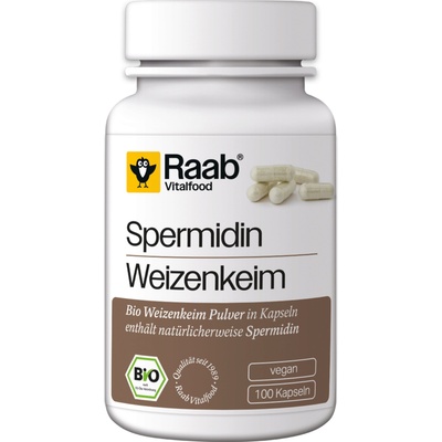 Raab Vitalfood Био спермидин от пшеничен зародиш - 100 капсули