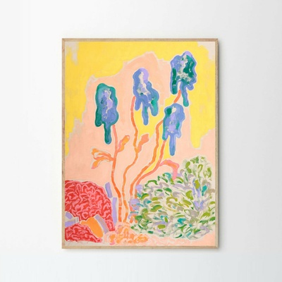 Moikka Plagát Blue Lady by Stine Belden Røed 50x70cm