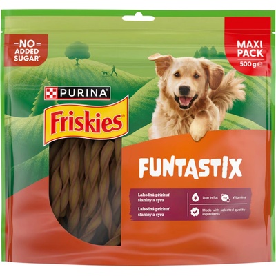 Friskies Funtastix příchuť slaniny a sýra 500 g