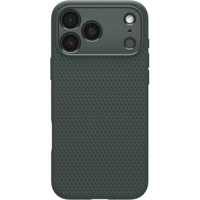 Spigen Противоударен Калъф за iPhone 17 Pro Max, Spigen Liquid Air Case, Зелен (ACS10267)