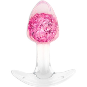ToyJoy Anal Play Crystal Butt Plug Small Pink