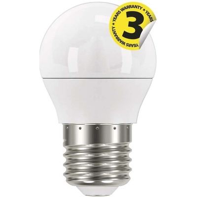 Emos LED žiarovka MINI GLOBE, 6W 40W E27, NW neutrálna biela, 470 lm, Classic A+