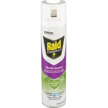 Raid Essentials Multi Insect Insekticid proti létajícímu a lezoucímu hmyzu spray 400 ml