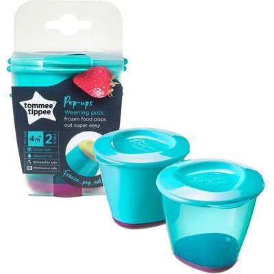 Tommee Tippee Sada nádobek na jídlo modrozelená